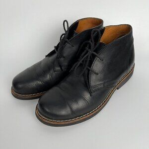 Vintage Roots Leather Short Lace Up Chukka Desert Boots Made In Canada Canadian
